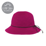 Adorn Magenta Womens Bucket Hat made of polyester