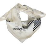 Bella Satin Scarf - Cream Womens