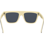 Blair Polarised Retro Square Sunglasses - Black Smoke