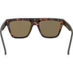 Blair Polarised Retro Square Sunglasses - Tort Brown