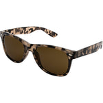 Blake Wayfarer Sunglasses (Unisex) - Tort Brown