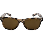 Blake Wayfarer Sunglasses (Unisex) - White Brown