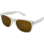 Blake Wayfarer Sunglasses (Unisex) - White Brown
