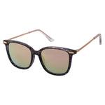 Brooklyn Round Women's Sunglasses - Black Pink