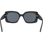Cara Women's Polarised Oversized Sunglasses - Black Smoke