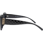 Cara Women's Polarised Oversized Sunglasses - Black Smoke