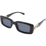 Celine Polarised Rectangle Sunglasses (Women) - Black Smoke