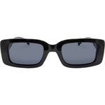 Celine Polarised Rectangle Sunglasses (Women) - Black Smoke