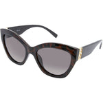 Chloe Polarised Oversized Cat Eyes Sunglasses (Women) - Tort Brown