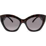 Chloe Polarised Oversized Cat Eyes Sunglasses (Women) - Black Smoke