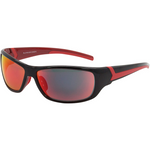 Clive Wrap Sunglasses (Men) - Black Red