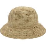 Colette Womens Raffia Bucket Hat made of raffia material