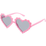 Daisy Polarised Heart Sunglasses and Headband (Kids) - Mint Green Smoke