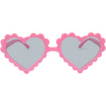 Daisy Polarised Heart Sunglasses and Headband (Kids) - Pink Smoke