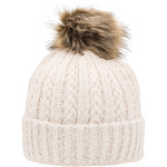 Willow Beanie - White Womens