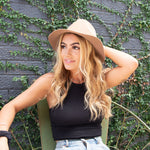 Addison Wool Felt - Caramel Unisex