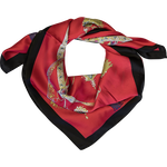 Hailey Satin Scarf - Red Womens