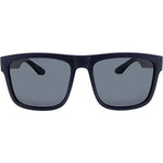 Hunter Polarised Square Sunglasses (Men) - Matte Navy Smoke