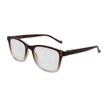 LF 4137 Square Men's Reading Glasses - Brown