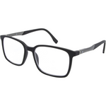 LPM 4150 Black Rectangular Men's Reading Glasses