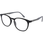 LPM 4152 Round Black Grey Reading Glasses
