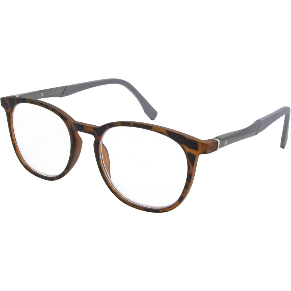 Round reading glasses tortoise sales