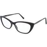 LPM 4154 Black Cat Eye Womens Reading Glasses