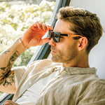 Blake Wayfarer Sunglasses (Unisex) - Black G15