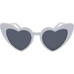 Lovestruck Heart Women's White Sunglasses