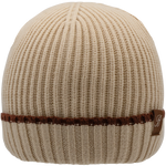 Lulu Beanie - Oat/Brown Women's