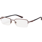 Metal 4059 Rectangle Reading Glasses - Copper