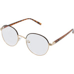 Metal 4143 Round Reading Glasses - Gold