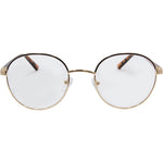 Metal 4143 Round Reading Glasses - Silver
