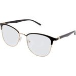 Metal LM 4141 Clubmaster Men's Reading Glasses - Gold Brown