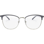 Metal LM 4141 Clubmaster Men's Reading Glasses - Black Silver