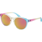 Milena Cat Eyes Sunglasses (Kids) - Pink Blue Yellow | Pink