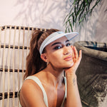 Vivian Visor - White Womens