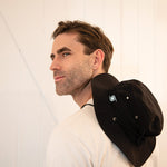 Oscar Mens Black Bucket Hat made of nylon