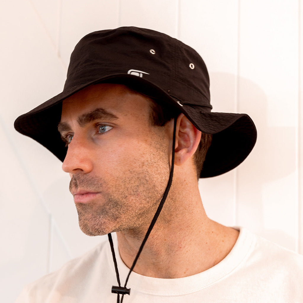 Oscar Mens Bucket Hat Black Black Ice