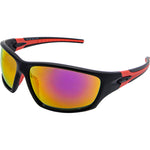PL 7287 Wrap Around Sunglasses (Men) - Black Red
