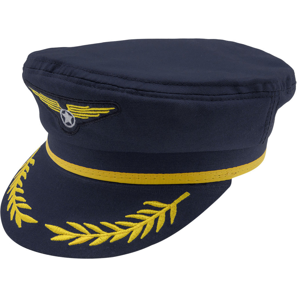 Pilot Kids Hat Navy Unisex Black Ice