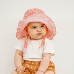 Polka Bucket Hat - Red