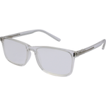 Logan Unisex Rectangle Reading Glasses - Clear