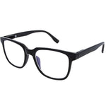 Recycled Black Square Blue Blocker Readers LB 4157