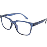 Recycled Blue Square Blue Blocker Readers LB 4157