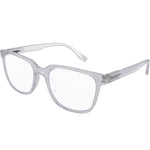 Recycled Clear Square Blue Blocker Readers LB 4157