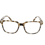 Recycled Clear Square Blue Blocker Readers LB 4157