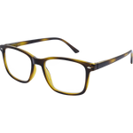 LF 4166 Brown Square Reading Glasses