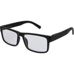 Skyler Unisex Rectangle Reading Glasses - Black