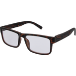 Skyler Unisex Rectangle Reading Glasses - Tort